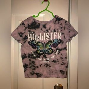 Hollister Brand XS Semi Cropped Tee